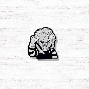 👟(6/$15) New Halloween Shoe Charms for Crocs Croc Charms! Chucky Charm Horror